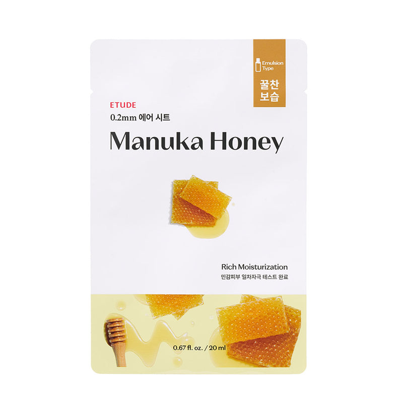 Etude House 0.2mm Therapy Air Mask MANUKA HONEY Nudie Glow Australia