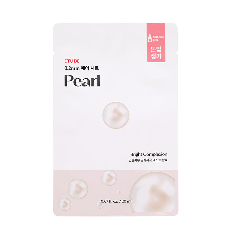 Etude House 0.2mm Therapy Air Mask PEARL Nudie Glow Australia