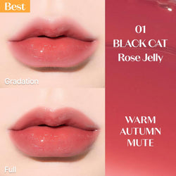 Etude House Over Glowy Tint #01 BLACK CAT ROSE JELLY Nudie Glow Australia