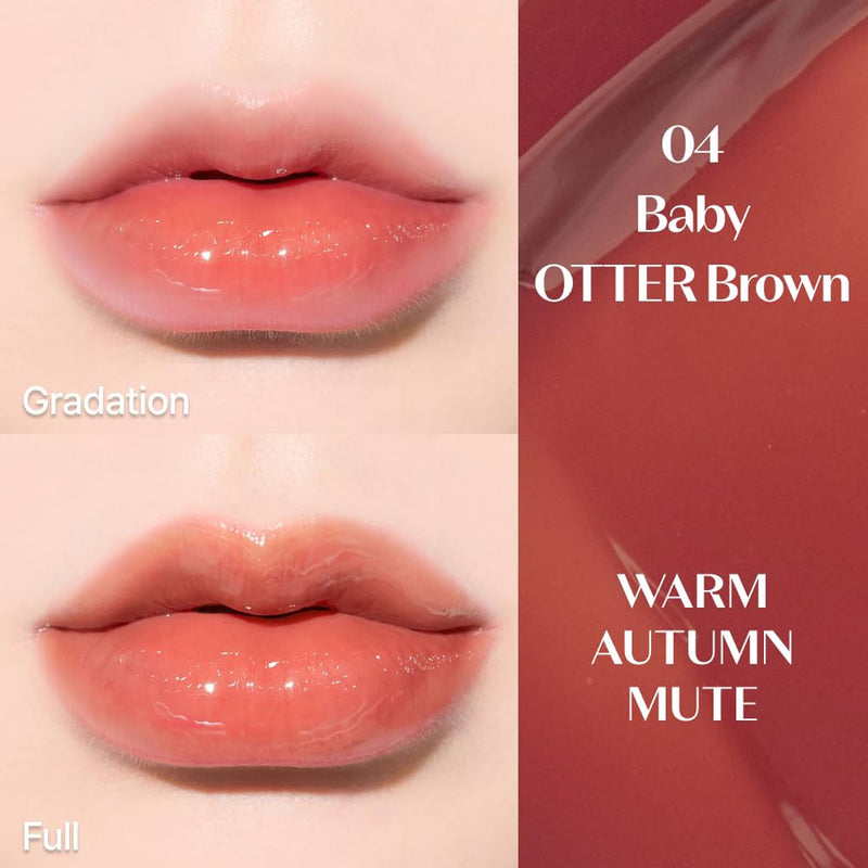 Etude House Over Glowy Tint #04 BABY OTTER BROWN Nudie Glow Australia