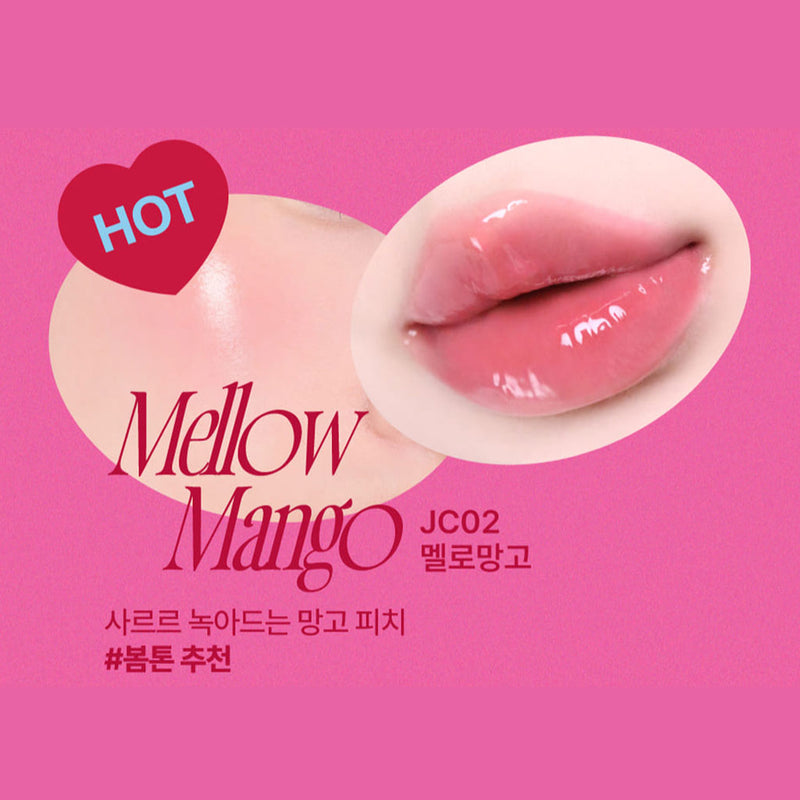 Fwee Lip & Cheek Glowy Jelly Pot JC02 MELLOW MANGO Nudie Glow Australia