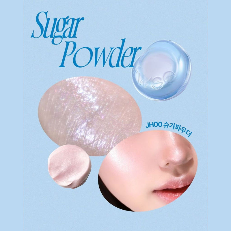 Fwee Lip & Cheek Glowy Jelly Pot JH00 SUGAR POWDER Nudie Glow Australia