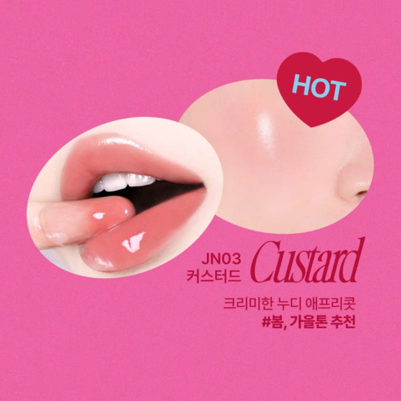 Fwee Lip & Cheek Glowy Jelly Pot JN03 CUSTARD Nudie Glow Australia