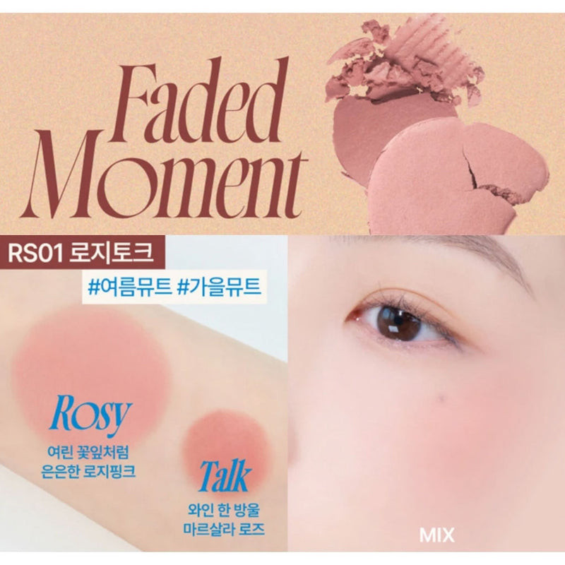 Fwee Mellow Dual Blusher #RS01 ROSY TALK Nudie Glow Australia