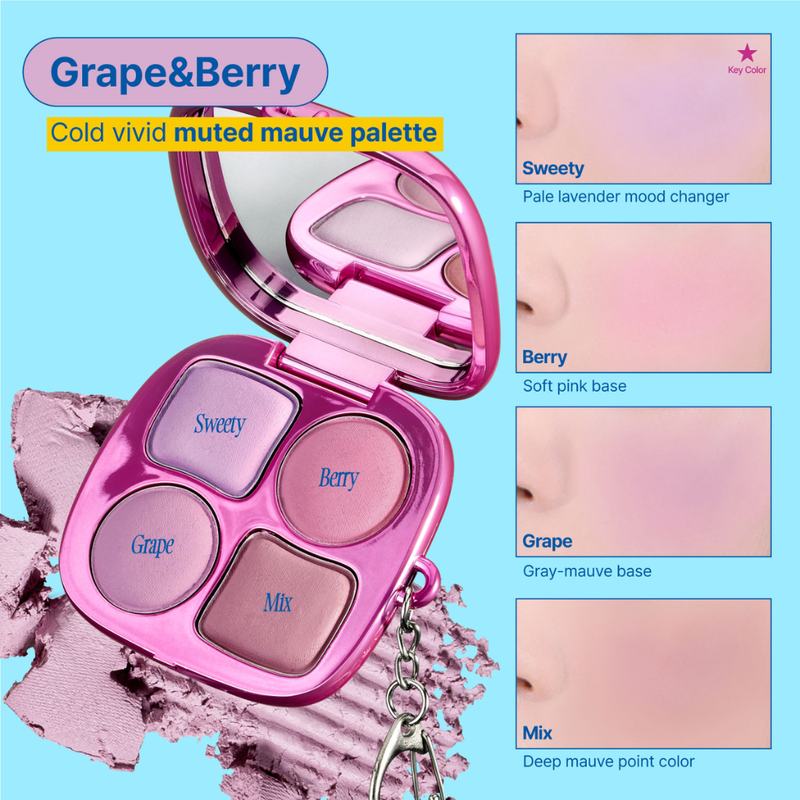 POCKET CHEEK PALETTE CP04 GRAPE&BERRY