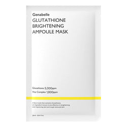 Genabelle Glutathione Brightening Ampoule Mask Nudie Glow Australia