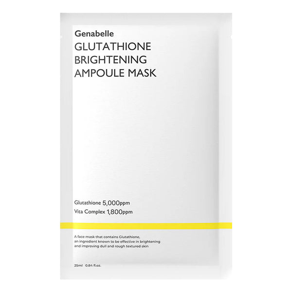 Genabelle Glutathione Brightening Ampoule Mask Nudie Glow Australia