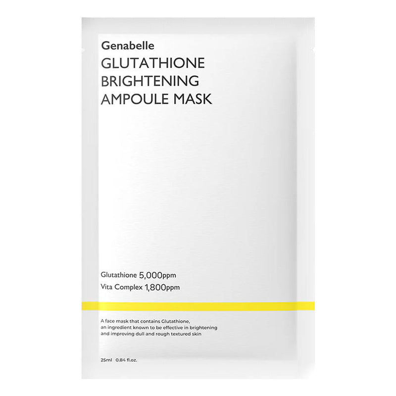 Genabelle Glutathione Brightening Ampoule Mask Nudie Glow Australia