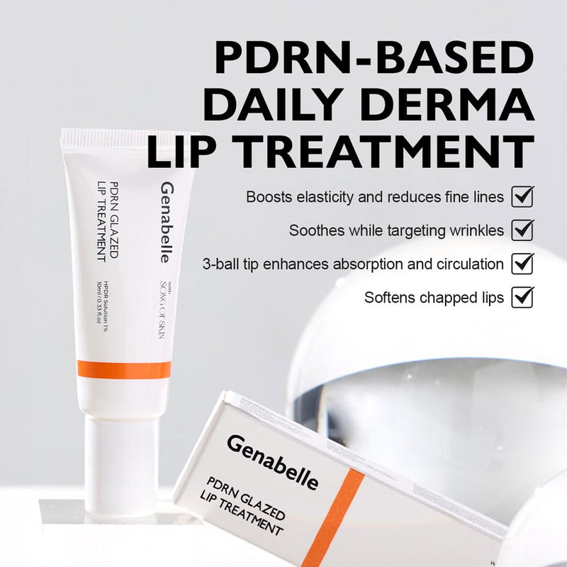 Genabelle PDRN Glazed Lip Treatment Nudie Glow Australia