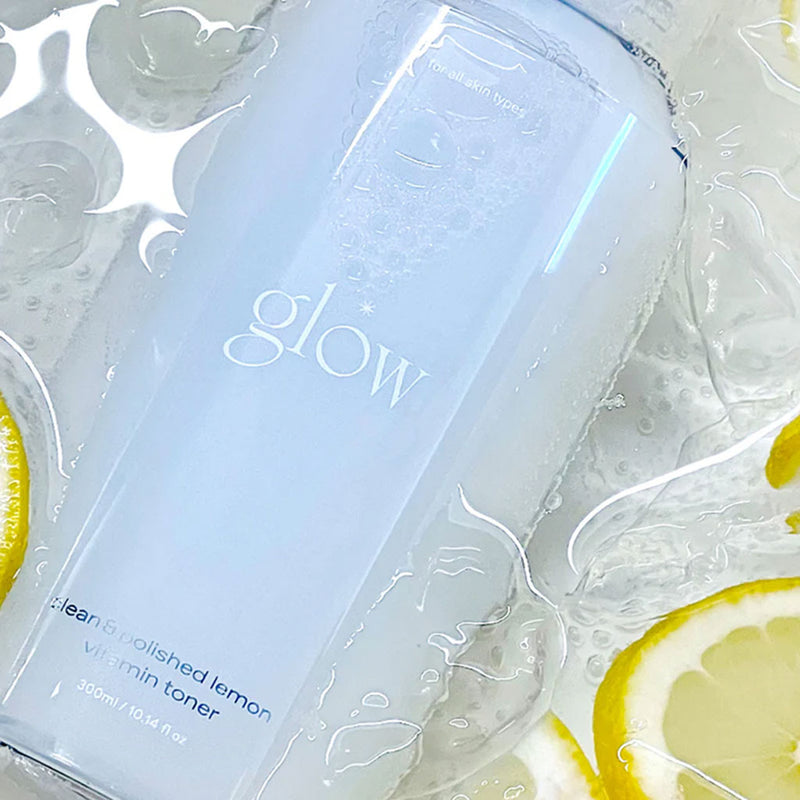 Glow Clean & Polished Lemon Vitamin Toner Nudie Glow Australia