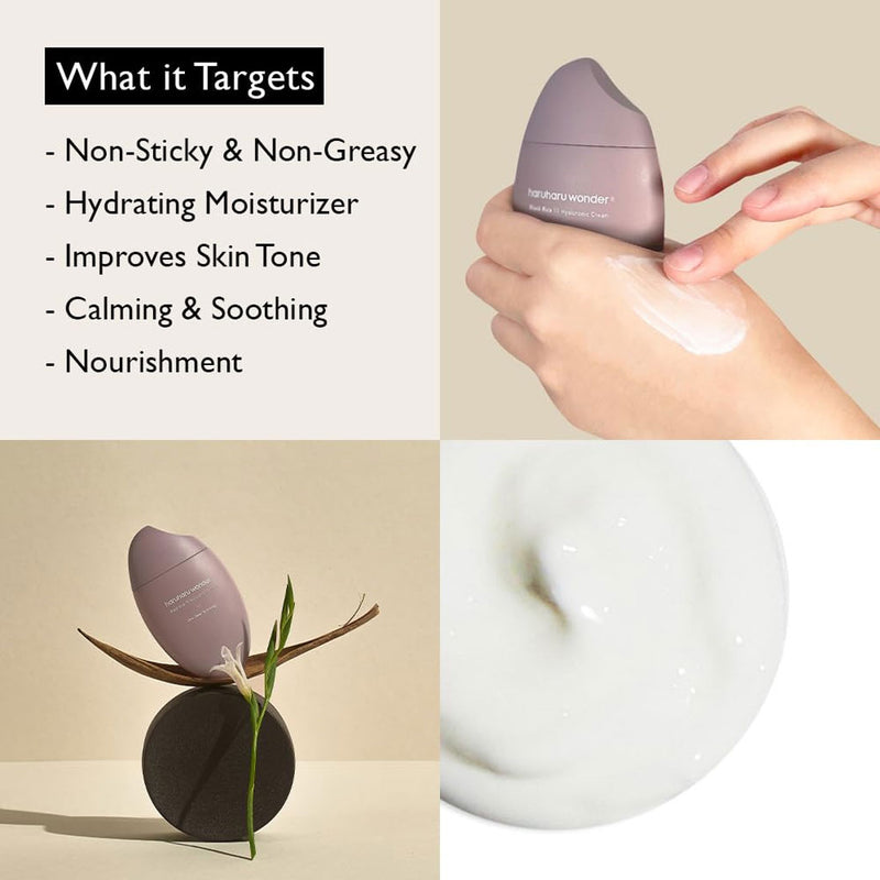 HARUHARU WONDER Black Rice 10 Hyaluronic Cream Nudie Glow Australia