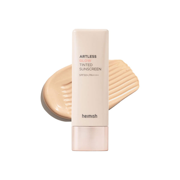 Heimish Artless Glow Tinted Sunscreen Shine Beige Nudie Glow Australia