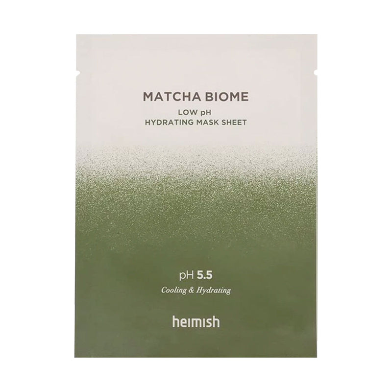 Heimish Matcha Biome Low pH Hydrating Mask Sheet Nudie Glow Australia