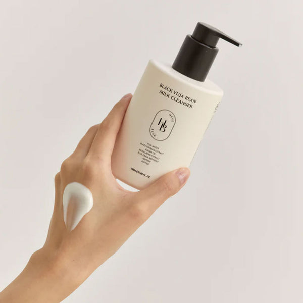Heveblue Black Yuja Bean Milk Cleanser Nudie Glow Australia