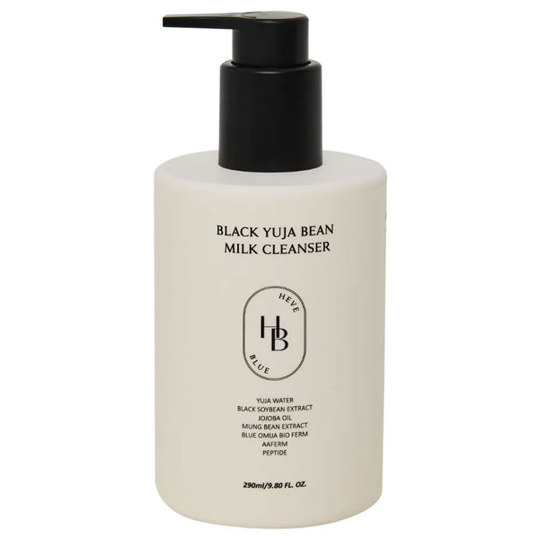 Heveblue Black Yuja Bean Milk Cleanser Nudie Glow Australia