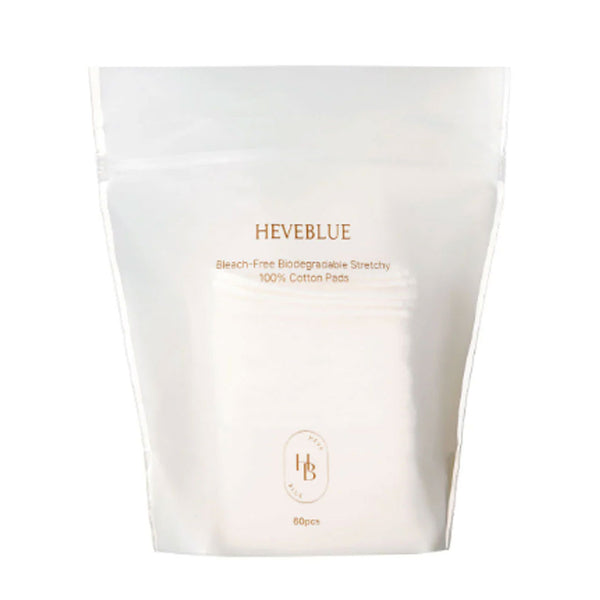 Heveblue Bleach-free Biodegradable Stretchy 100% Cotton Pads Nudie Glow Australia