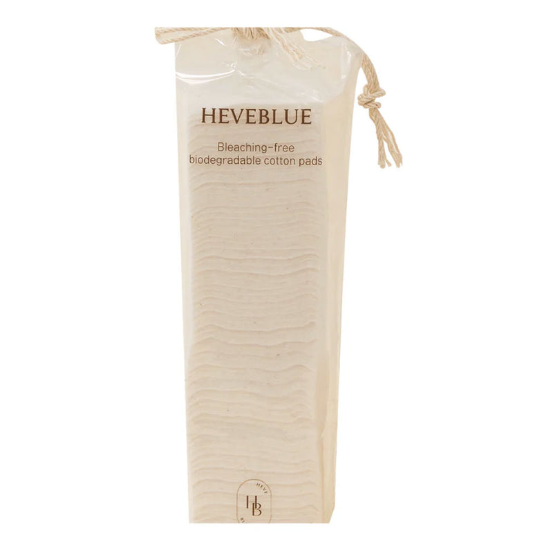 Heveblue Bleach-free Biodegradable Stretchy 100% Cotton Pads Nudie Glow Australia