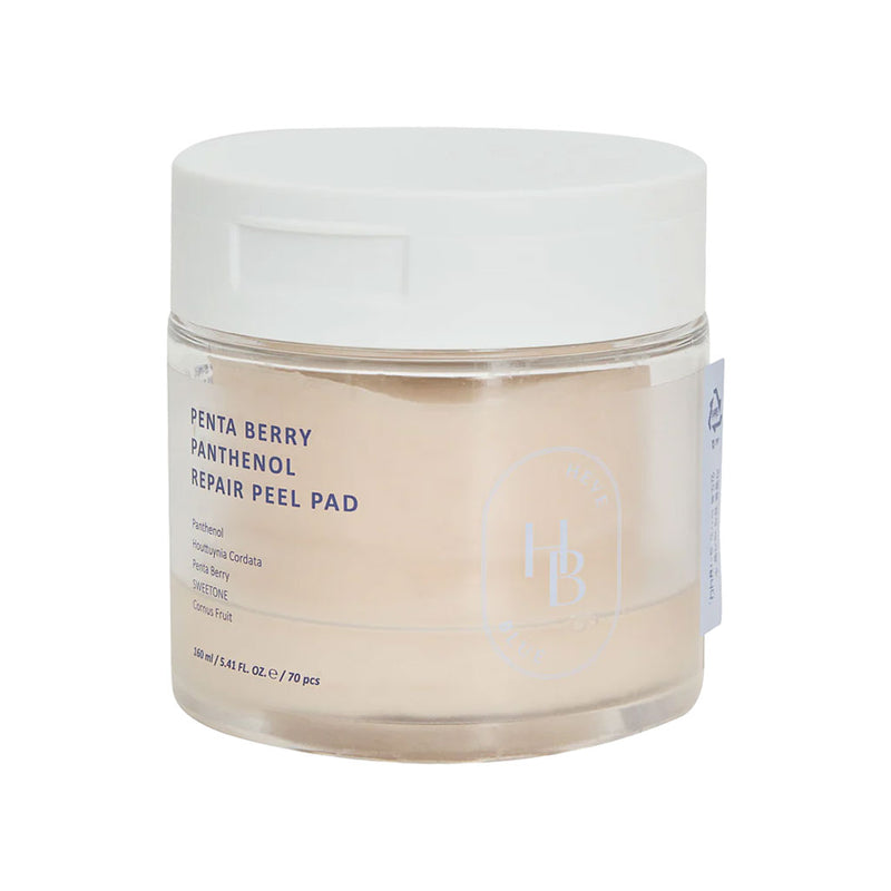 Heveblue Penta Berry Panthenol Repair Peel Pad Nudie Glow Australia
