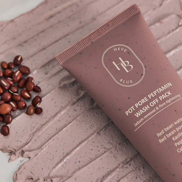 Heveblue Pot Pore Peptamin Wash Off Pack Nudie Glow Australia