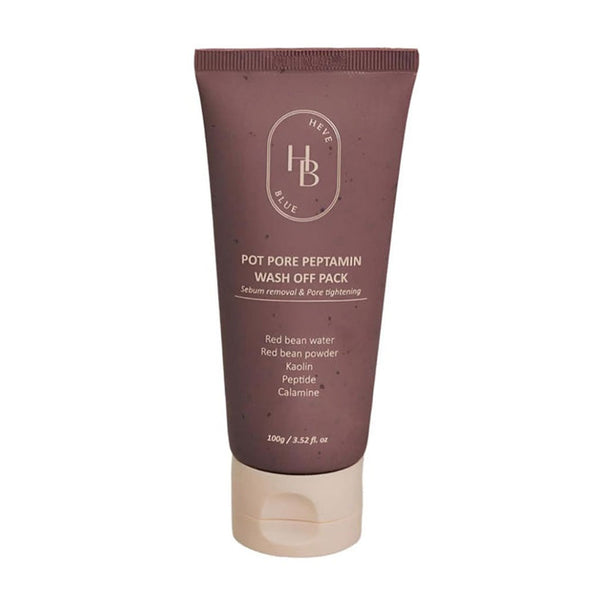 Heveblue Pot Pore Peptamin Wash Off Pack Nudie Glow Australia