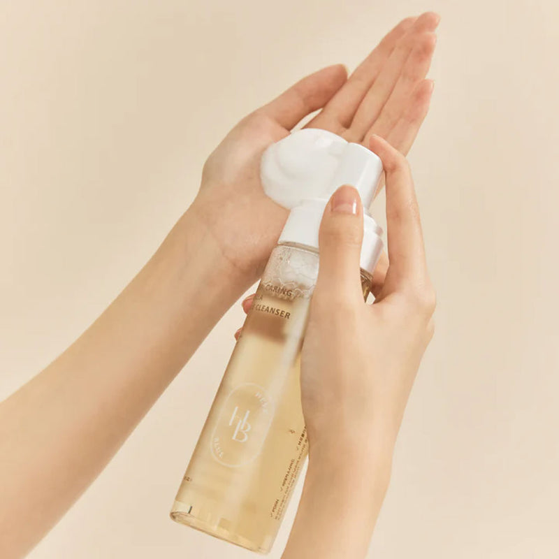 Heveblue Salmon Caring Centella Bubble Cleanser Nudie Glow Australia
