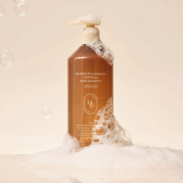 Heveblue Salmon Pullkeratin Centella Hair Shampoo Nudie Glow Australia