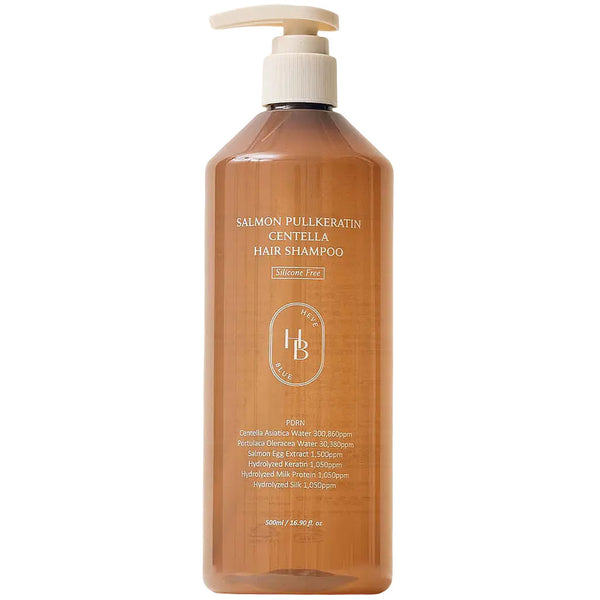 Heveblue Salmon Pullkeratin Centella Hair Shampoo Nudie Glow Australia