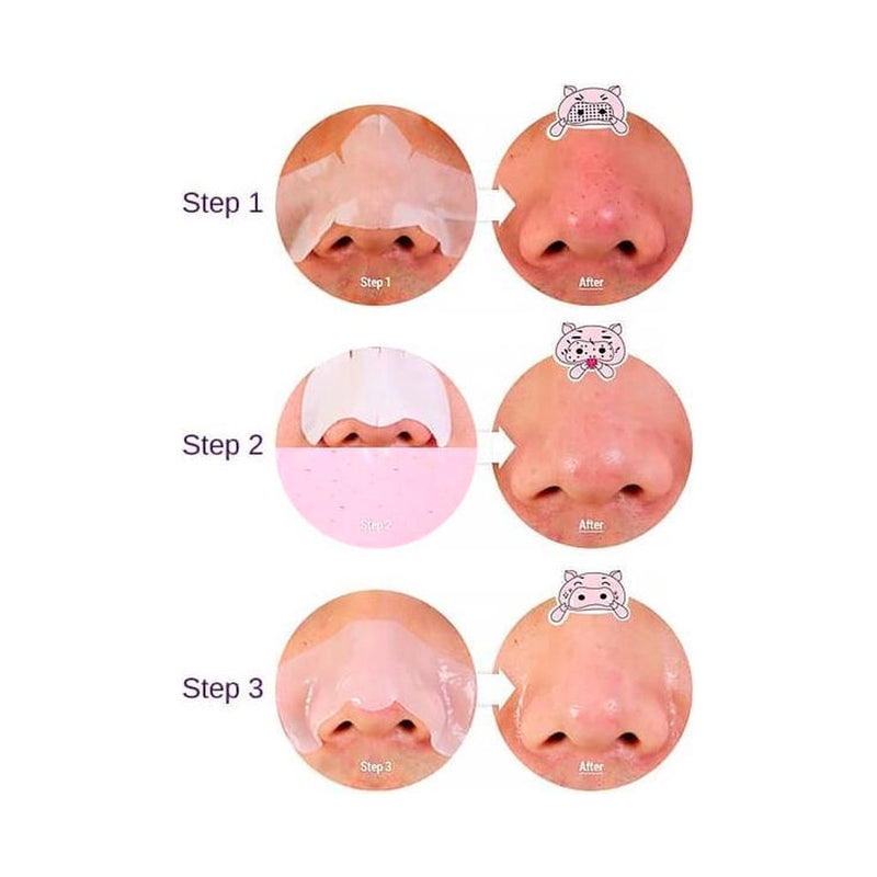 Holika Holika Pig Nose Clear Black Head 3 Step Kit Nudie Glow Australia
