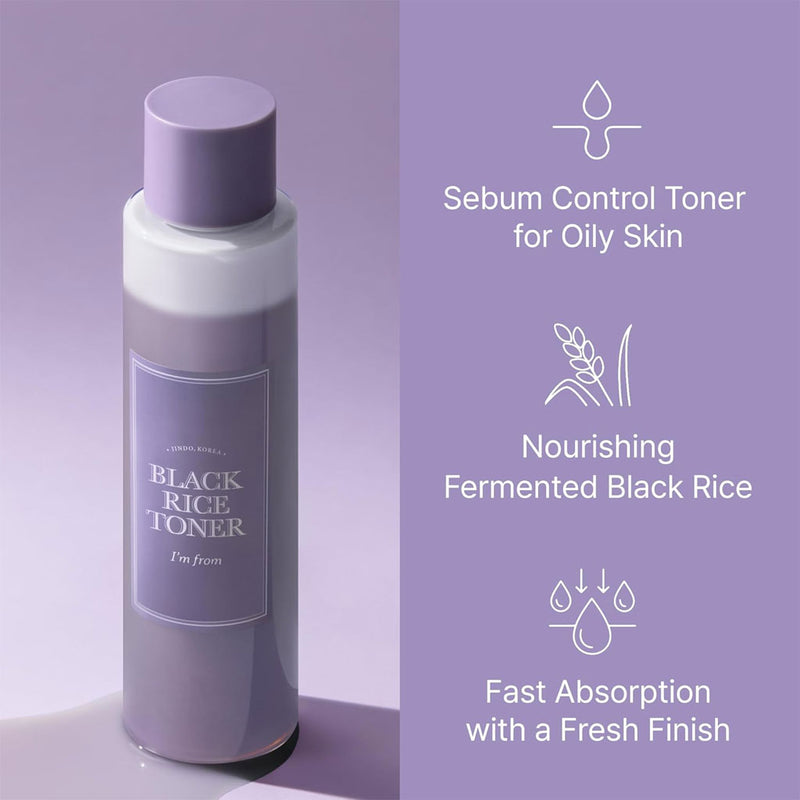 I'm From Black Rice Toner Nudie Glow Australia