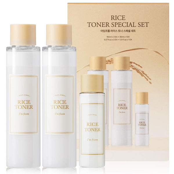 I'm From Rice Toner Special Set Nudie Glow Australia