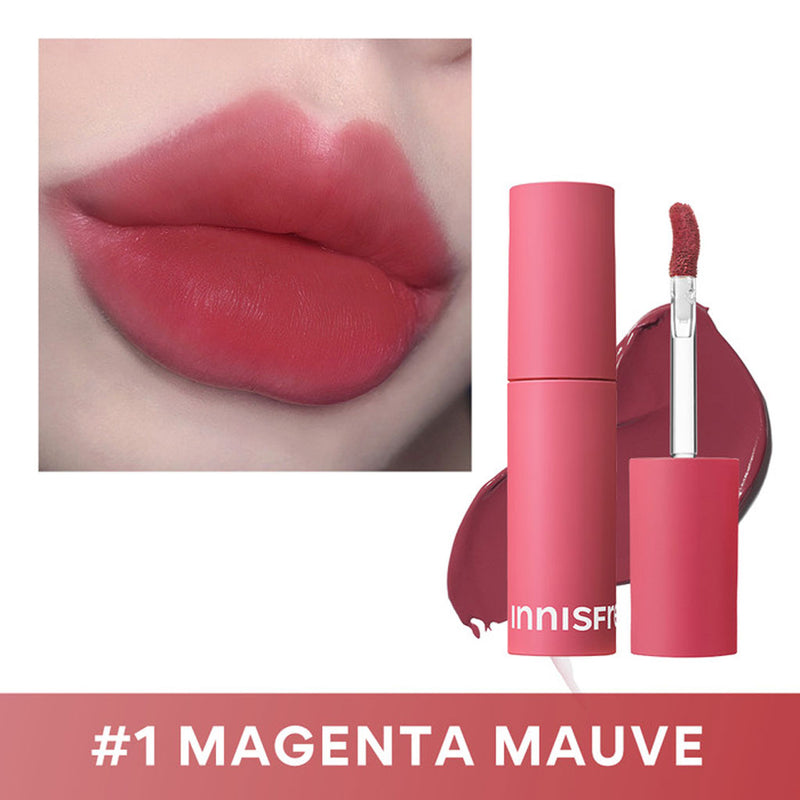 Innisfree Airy Matte Tint #1 MAGENTA MAUVE Nudie Glow Australia