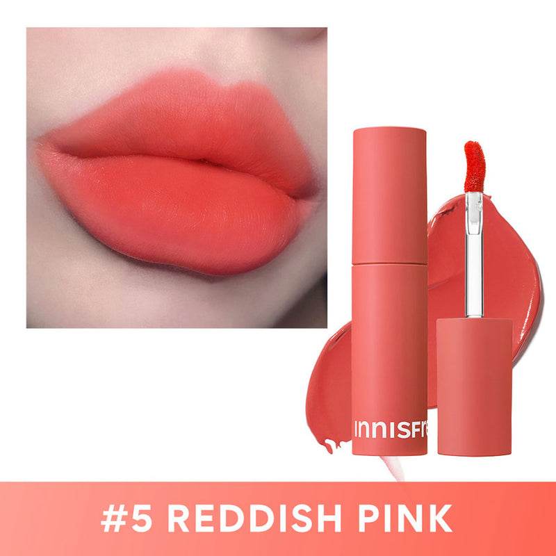 Innisfree Airy Matte Tint #5 REDDISH PINK Nudie Glow Australia