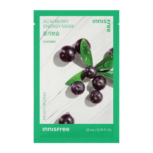 Innisfree Energy Mask ACAI BERRY Nudie Glow Australia