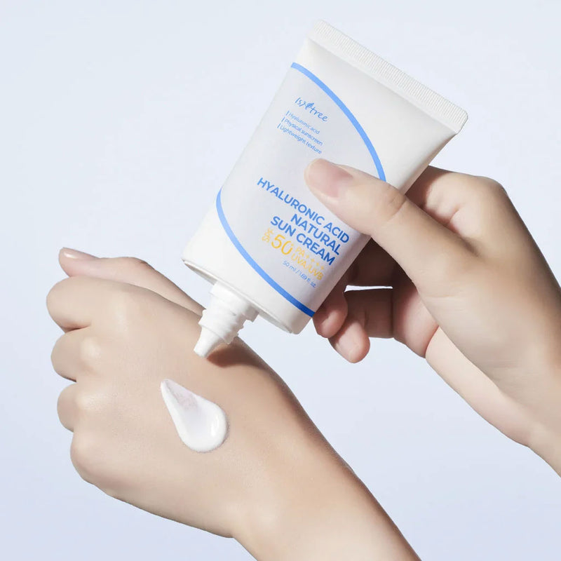 Isntree Hyaluronic Acid Natural Sun Cream Nudie Glow Australia
