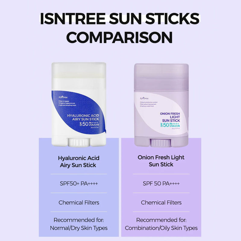 Isntree Onion Fresh Light Sun Stick 
Nudie Glow Australia