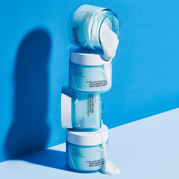 Isntree Ultra-Low Molecular Hyaluronic Acid Zinc Aqua Cream Nudie Glow Australia