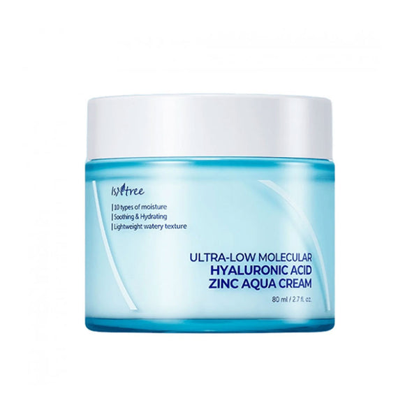 Isntree Ultra-Low Molecular Hyaluronic Acid Zinc Aqua Cream Nudie Glow Australia