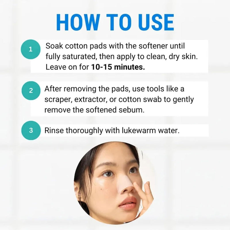Jumiso Blackhead Melting Softener & Cotton Pad Set Nudie Glow Australia