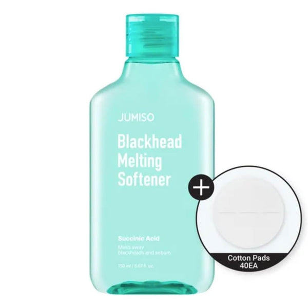 Jumiso Blackhead Melting Softener & Cotton Pad Set Nudie Glow Australia