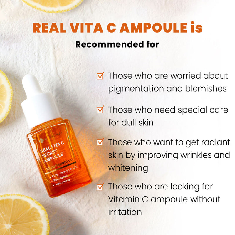 KSECRET Real Vita C Secret Ampoule Nudie Glow Australia