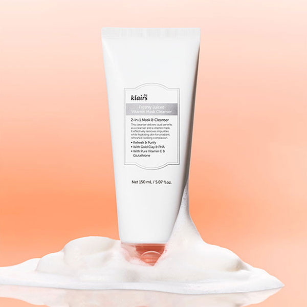 Klairs Freshly Juiced Vitamin Mask Cleanser Nudie Glow Australia