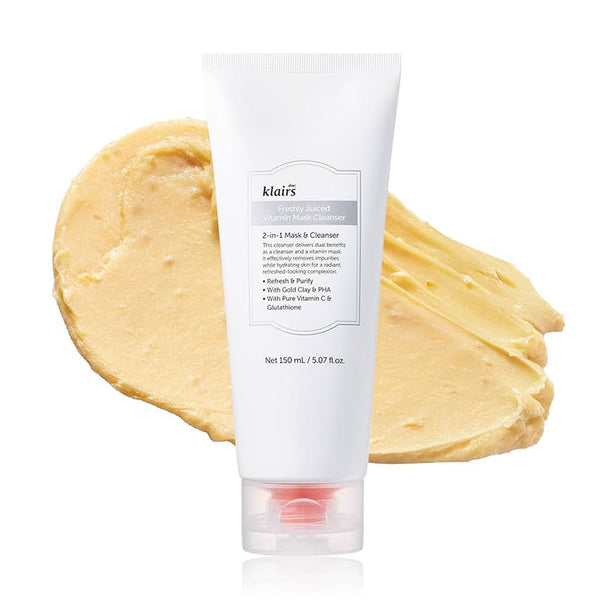 Klairs Freshly Juiced Vitamin Mask Cleanser Nudie Glow Australia