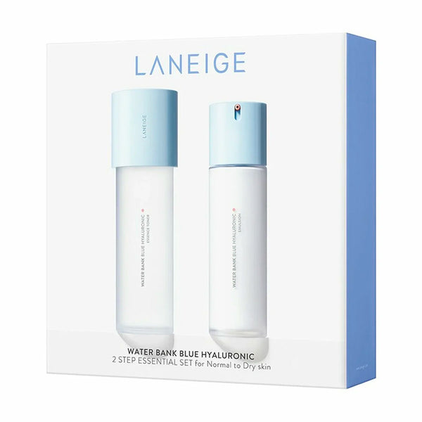 Laneige Water Bank Blue Hyaluronic 2 Step Essential Set (For Normal to Dry Skin) Nudie Glow Australia