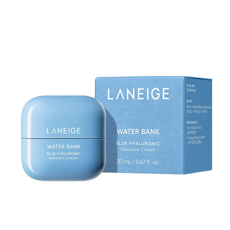 Laneige Water Bank Blue Hyaluronic Intensive Moisturiser 20ml Nudie Glow Australia