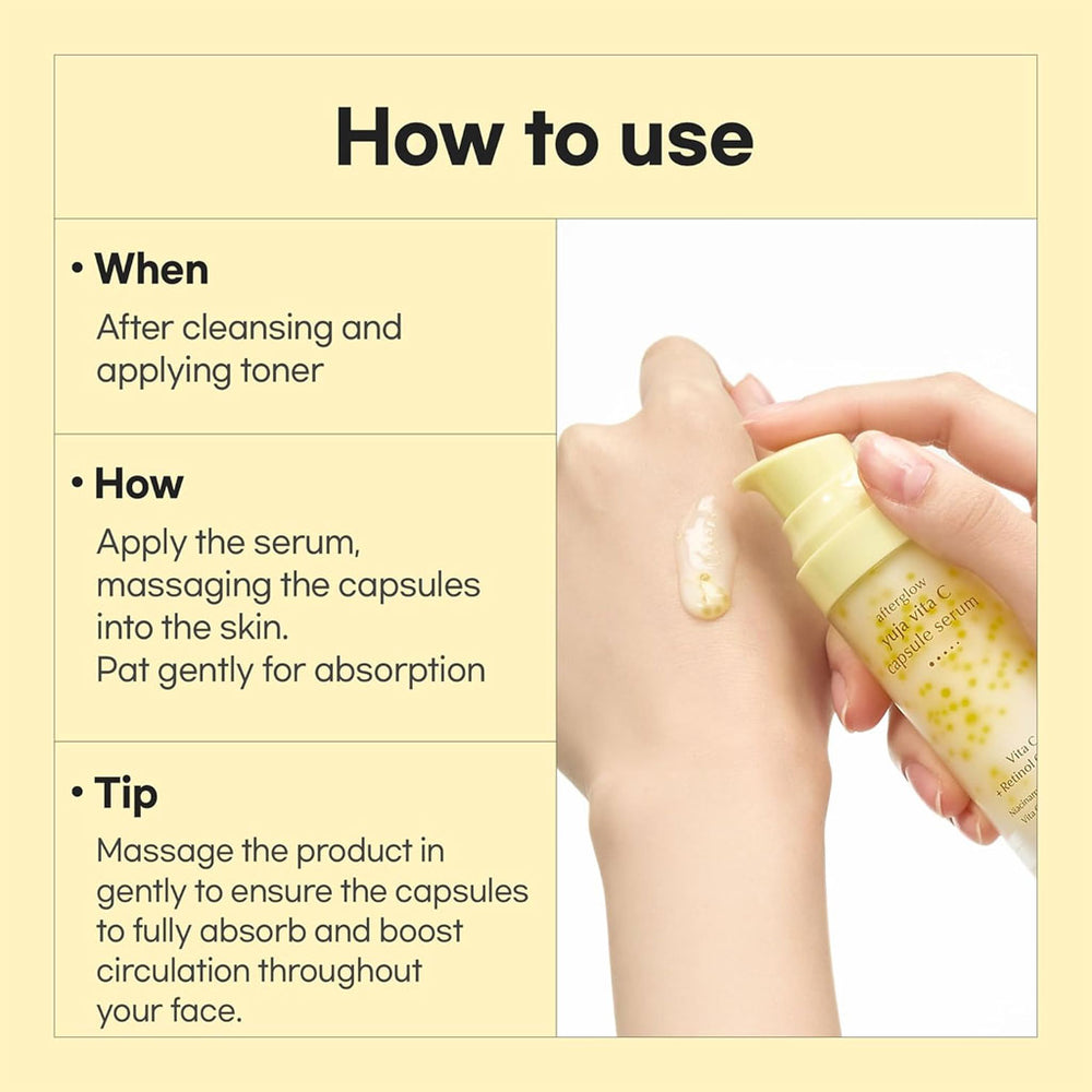 Luvum Afterglow Yuja Vita C Capsule Serum - Nudie Glow Australia