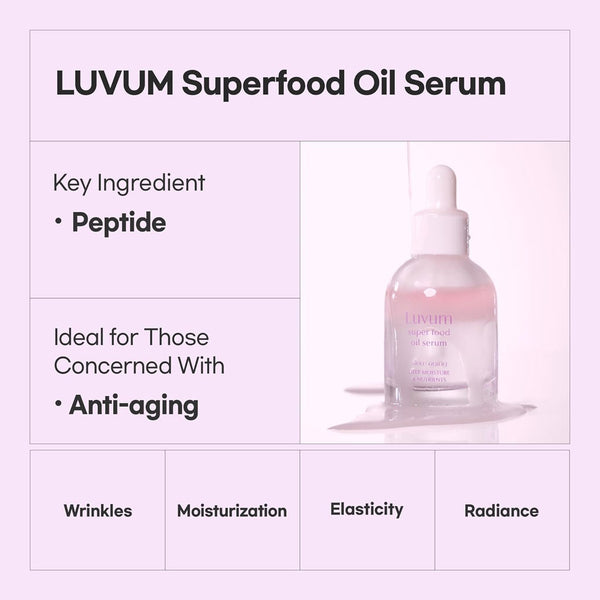 Luvum Slow Aging Super Food Oil Serum Nudie Glow Australia