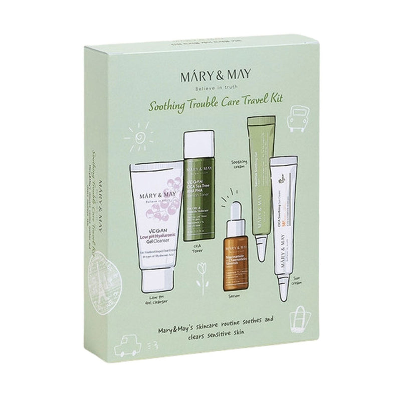 Mary & May Soothing Trouble Care Travel Kit Nudie Glow Australia