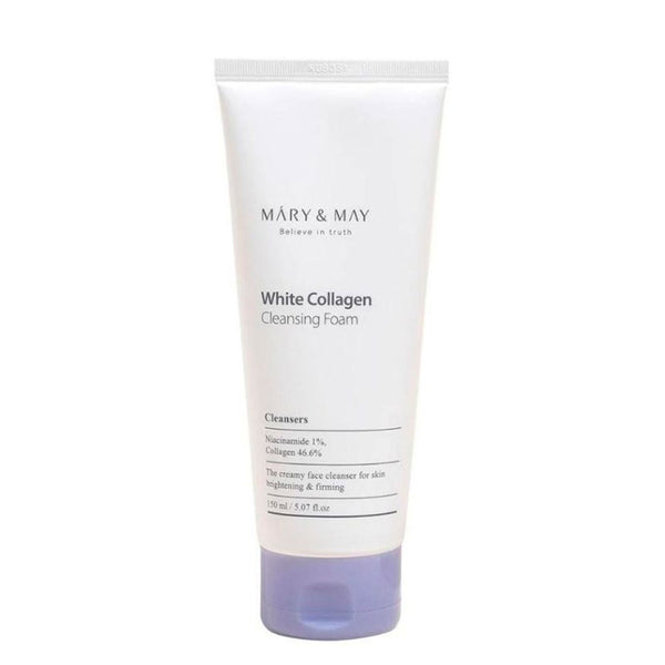 Mary & May White Collagen Cleansing Foam Nudie Glow Australia