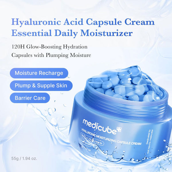 Medicube Hyaluronic Moisturizing Capsule Cream Nudie Glow Australia
