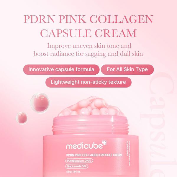 Medicube PDRN Pink Collagen Capsule Cream Nudie Glow Australia